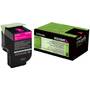 Toner imprimanta Lexmark 80C2XME Magenta