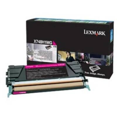 Toner imprimanta Lexmark X748H3MG Magenta