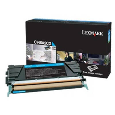 Toner imprimanta Lexmark C746A3CG Cyan