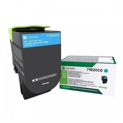 Toner imprimanta Lexmark 71B20C0 Cyan