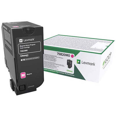 Toner imprimanta Lexmark 75B20M0 Magenta