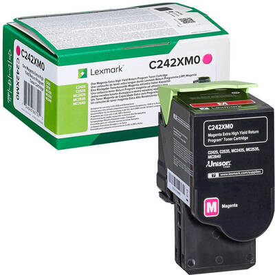 Toner imprimanta Lexmark C242XM0 Magenta