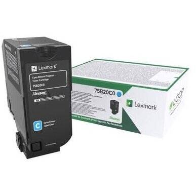 Toner imprimanta LEXMARK 75B20C0 CYAN TONER