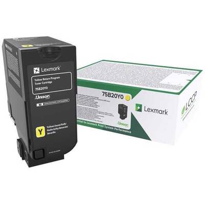 Toner imprimanta LEXMARK 75B20Y0 YELLOW TONER