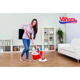 VANORA SET CURATENIE PRIMO,MOP ROTATIV 360,ROSU