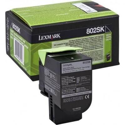 Toner imprimanta Lexmark 80C2SK0 Black Return