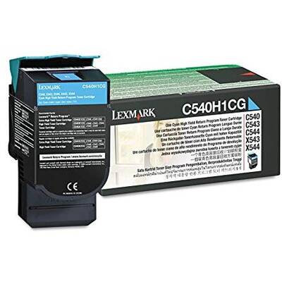 Toner imprimanta Lexmark CYAN RETURN C540H1CG 2K ORIGINAL C540N