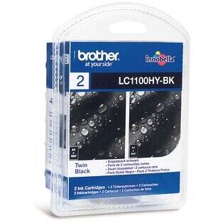 Cartus Imprimanta Brother LC1100 High Yield Blister Pack Black Twin Pack