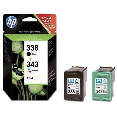 Cartus Imprimanta HP COMBO PACK NR.338 + NR.343 SD449EE ORIGINAL DESKJET 6540