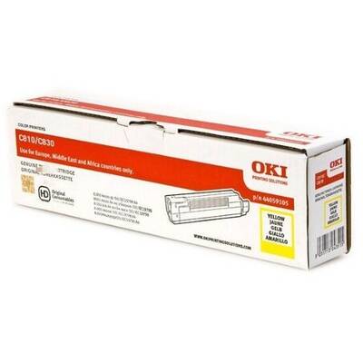 Toner imprimanta YELLOW 44059105 8K ORIGINAL OKI C810