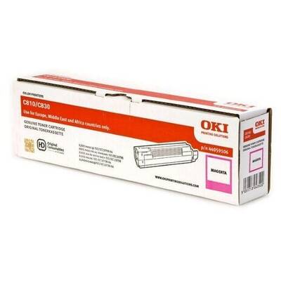 Toner imprimanta MAGENTA 44059106 8K ORIGINAL OKI C810