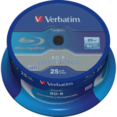 BluRay BD-R Single layer DATALIFE [ Spindle 25 | 25GB | 6x ]