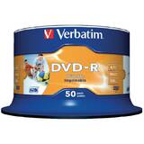 VERBATIM DVD-R 4.7GB, 16x, spindle, Wide printabil , 50 bucati