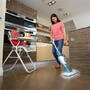 Black & Decker 9IN1 Steam-mop Upright steam cleaner 0.5 L Turquoise,White 1300 W