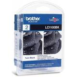 Brother LC1100 Black Blister Pack Twin Pack