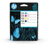 HP 934 Black + 935 Cyan, Magenta, Yellow