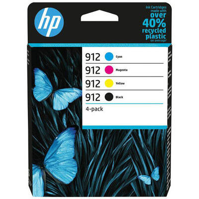 Cartus Imprimanta HP 912 Original Black, Cyan, Magenta, Yellow 4 pc(s)