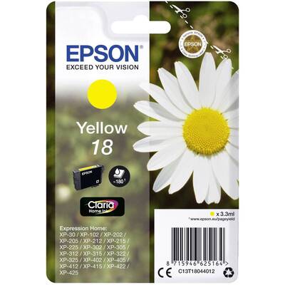 Cartus Imprimanta Epson 18 - yellow - original - ink cartridge