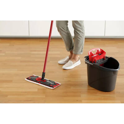 Mop Vileda Ultramax XL Box Dry & Wet Microfibră Negru, Roșu