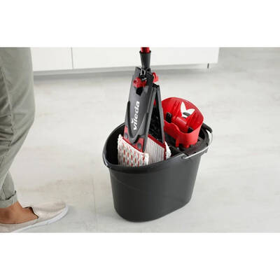 Mop Vileda Ultramax XL Box Dry & Wet Microfibră Negru, Roșu