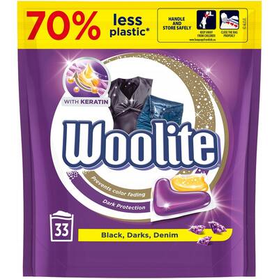 Woolite negru Dark Washing capsule 33 buc.