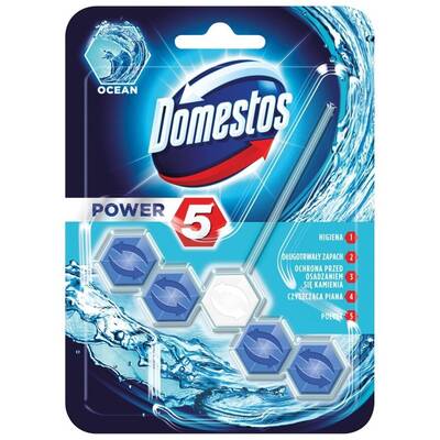 Domestos Power 5 WC Rim Block Ocean 55g