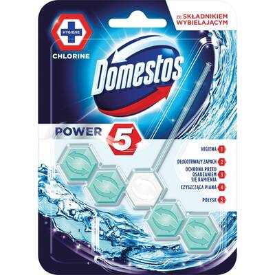 Domestos Power 5 Agent de curatare dezinfectant 55g