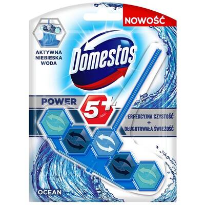 Domestos Power5+ Blue Water Agent de curatare dezinfectant Ocean 53g