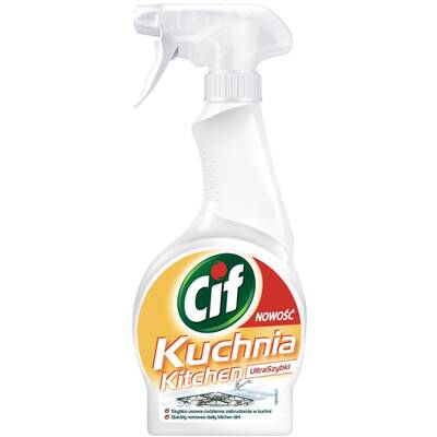 Spray de curățare Cif Ultra-Fast Bucătărie 500 ml