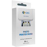 G&G Zink photo paper GG-ZP023-20 for Canon, G&G, Huawei, HP, Polaroid, Xiaomi printers; 50 mm x 76 mm; 20 pcs