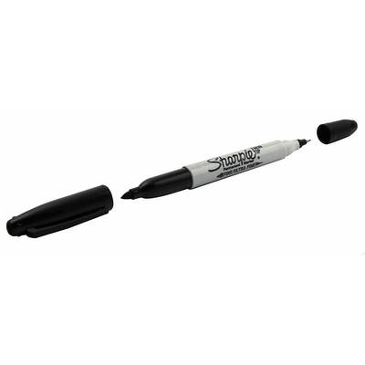 Marker cu două fețe Sharpie Twin Tip - negru