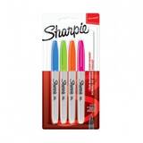Sharpie Set Marker Permanent Sharpie Fine Fun - 4 Culori