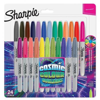 Set Marker Permanent Sharpie Cosmic Colors - 24 de culori