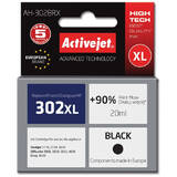 ACTIVEJET COMPATIBIL AH-302BRX for HP printer; HP 302XL F6U68AE replacement; Premium; 20 ml; black