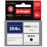 ACTIVEJET COMPATIBIL AH-304BRX for HP printer; HP 304XL N9K08AE replacement; Premium; 20 ml; black
