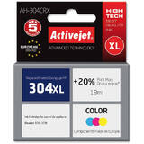 ACTIVEJET COMPATIBIL AH-304CRX for HP printer; HP 304XL N9K07AE replacement; Premium; 18 ml; color