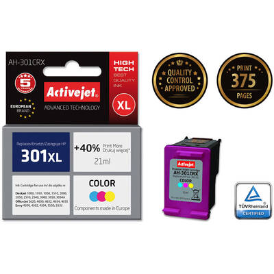 Cartus Imprimanta ACTIVEJET COMPATIBIL for Hewlett Packard No.301XL CH564EE