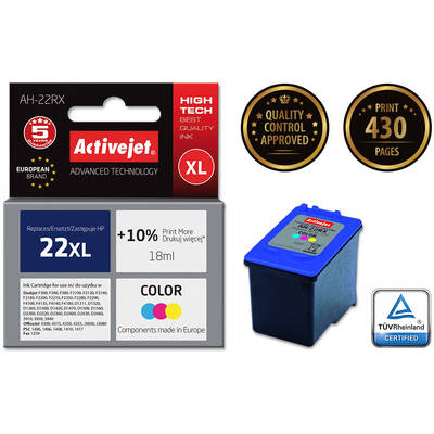 Cartus Imprimanta ACTIVEJET COMPATIBIL for Hewlett Packard No.22XL C9352A