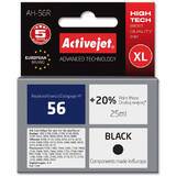 ACTIVEJET COMPATIBIL AH-56R for HP printer, HP 56 C6656A replacement; Premium; 25 ml; black