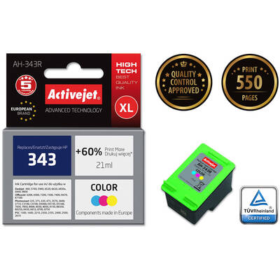 Cartus Imprimanta ACTIVEJET COMPATIBIL for Hewlett Packard No.343 C8766EE