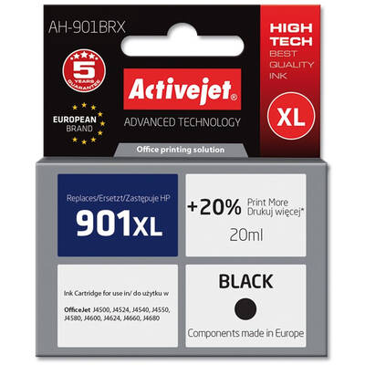 Cartus Imprimanta ACTIVEJET COMPATIBIL for Hewlett Packard No.901XL CC654AE