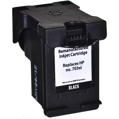 Cartus Imprimanta Superbulk COMPATIBIL for HP B-H703BK (replacement HP 703 CD887AE, 18ml, black)