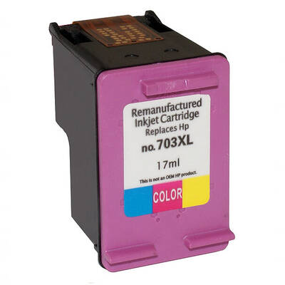 Cartus Imprimanta Superbulk COMPATIBIL for HP B-H703C (replacement HP 703 CD888AE, 17ml, colour)