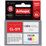 ACTIVEJET COMPATIBIL AC-511R for Canon printer; Canon CL-511 replacement; Premium; 12 ml; color