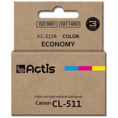 Cartus Imprimanta ACTIS COMPATIBIL KC-511R for Canon printer; Canon CL-511replacement; Standard; 12 ml; color