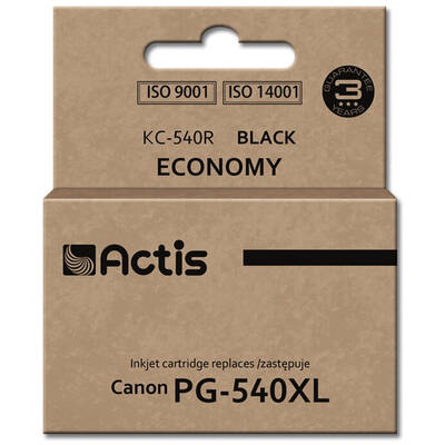 Cartus Imprimanta ACTIS COMPATIBIL KC-540R for Canon printer; Canon PG-540XL replacement; Standard; 22 ml; black