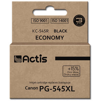 Cartus Imprimanta ACTIS COMPATIBIL KC-545R for Canon printer; Canon PG-545XL replacement; Standard; 15 ml; black