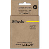 ACTIS COMPATIBIL KB-1100Y for Brother printer; Brother LC1100Y/LC980Yreplacement; Standard; 19 ml; yellow