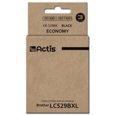 Cartus Imprimanta ACTIS COMPATIBIL KB-529BK for Brother printer; Brother LC529Bk replacement; Standard; 58 ml; black
