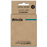 ACTIS COMPATIBIL KB-1280C for Brother printer; Brother LC-1280C replacement; Standard; 19 ml; cyan
